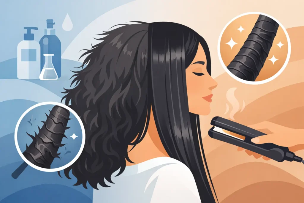 Pregled keratinskog ispravljanja kose